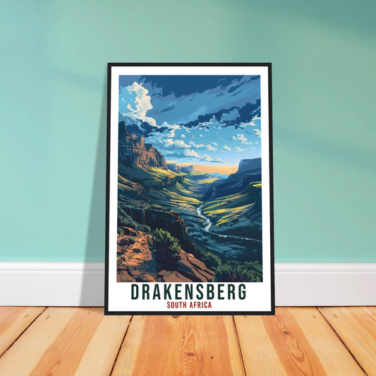 Drakensberg South Africa Travel Print Wall Art Wall Hanging Home Décor Drakensberg Gift Art Lovers Artwork Gift Print South African Poster