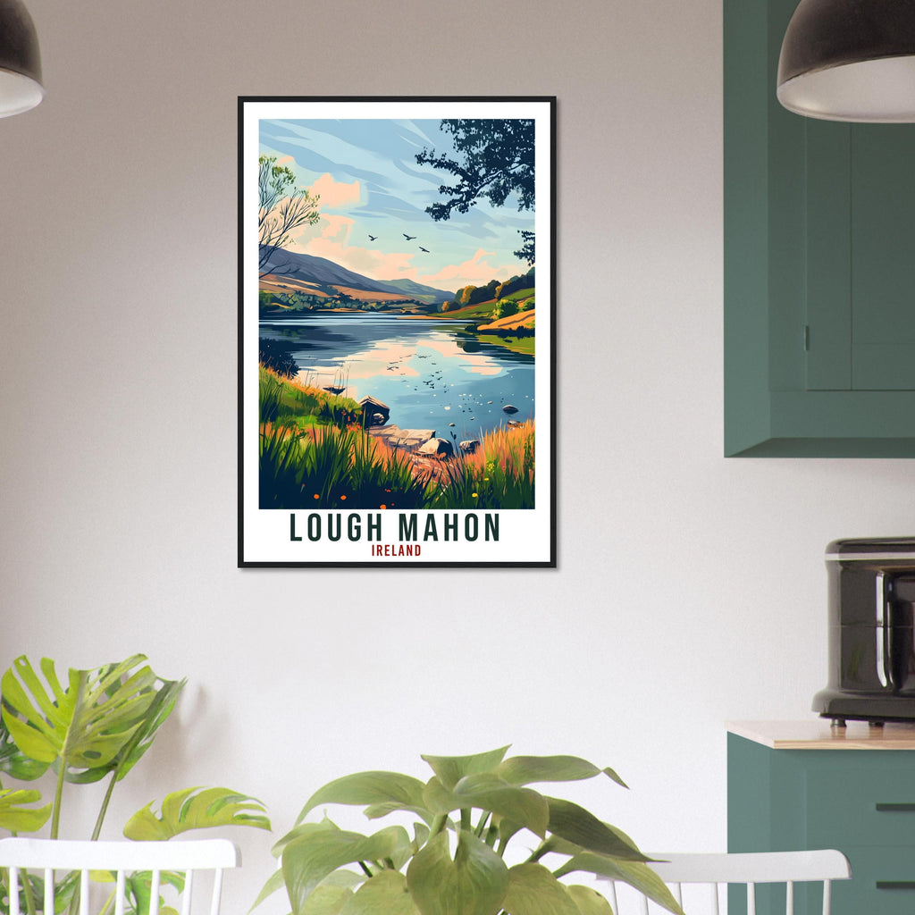 Lough Mahon Travel Print Ireland Decor Cork Wall Art Gift Wall Hanging Art Lover Lough Mahon Irish Artwork Travel Poster Ireland Travel Art