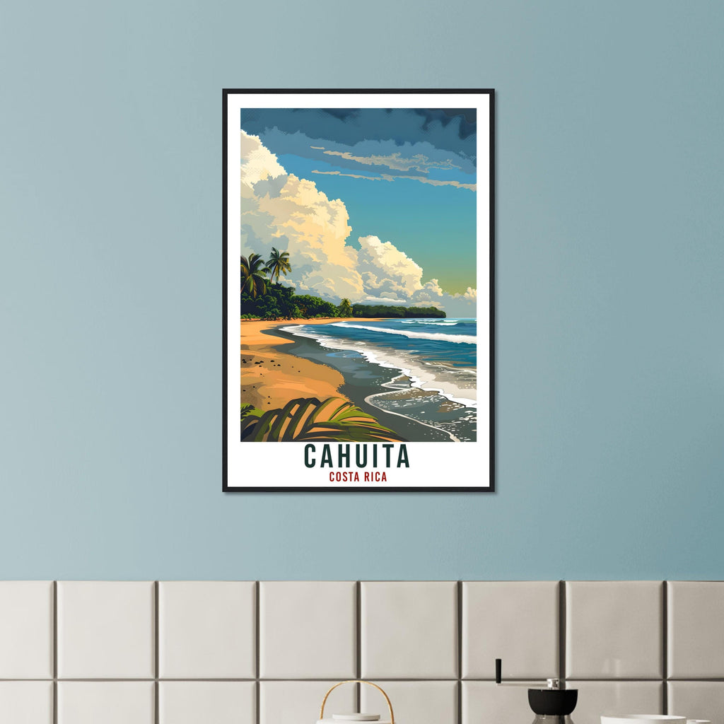 Cahuita Costa Rica Travel Print Wall Art Wall Hanging Home Décor Cahuita Gift Wall Art Artwork Travel Art Costa Rica Beach Travel Poster