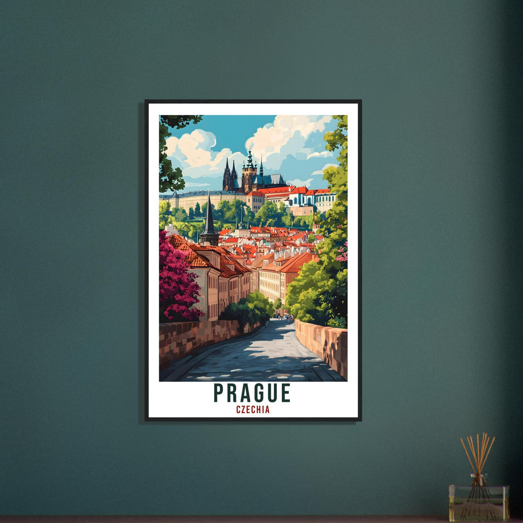 Prague Travel Print Czechia Home Decor Prague Wall Art Gift Wall Hanging Art Lover Prague Czech Republic Artwork Travel Poster Travel Art