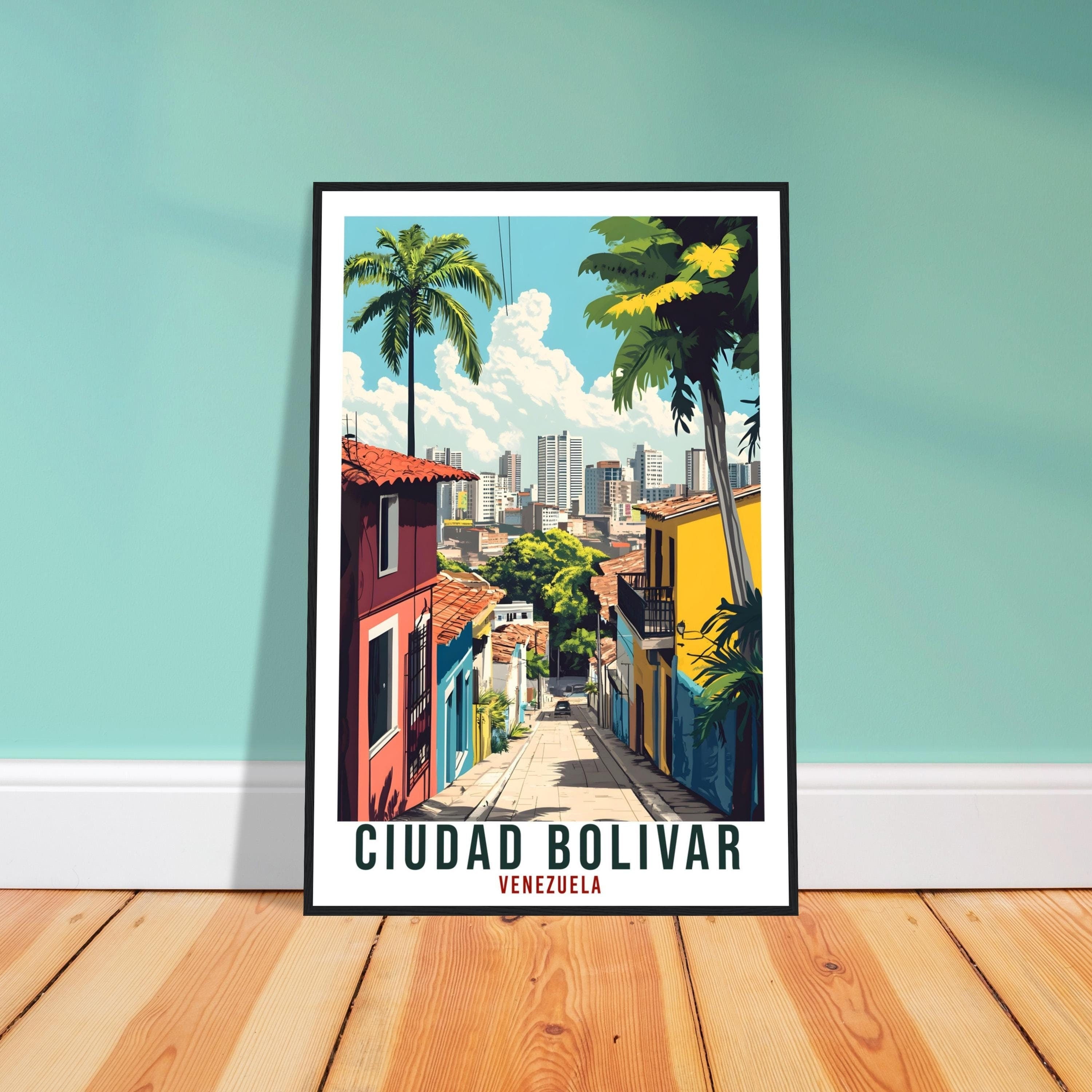Ciudad Bolivar Travel Print Venezuela Decor Wall Art Gift Wall Hanging Art Lover Ciudad Bolivar Venezuelan Artwork Travel Poster Travel Art