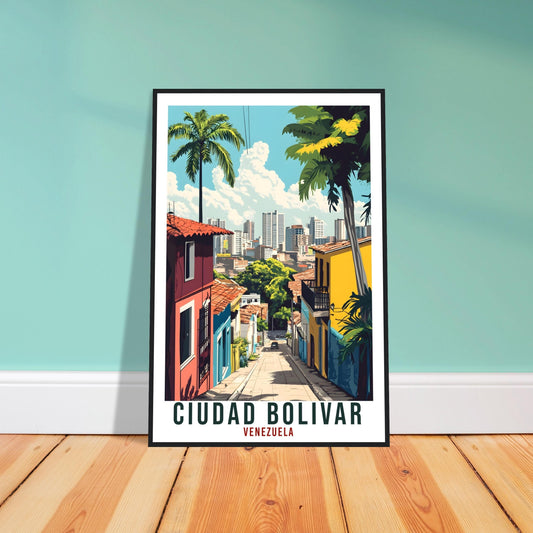 Ciudad Bolivar Travel Print Venezuela Decor Wall Art Gift Wall Hanging Art Lover Ciudad Bolivar Venezuelan Artwork Travel Poster Travel Art