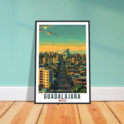 Guadalajara Mexico Travel Print Mexico Wall Art Wall Hanging Home Décor Guadalajara Gift Mexico Landmark Artwork South America Travel Poster