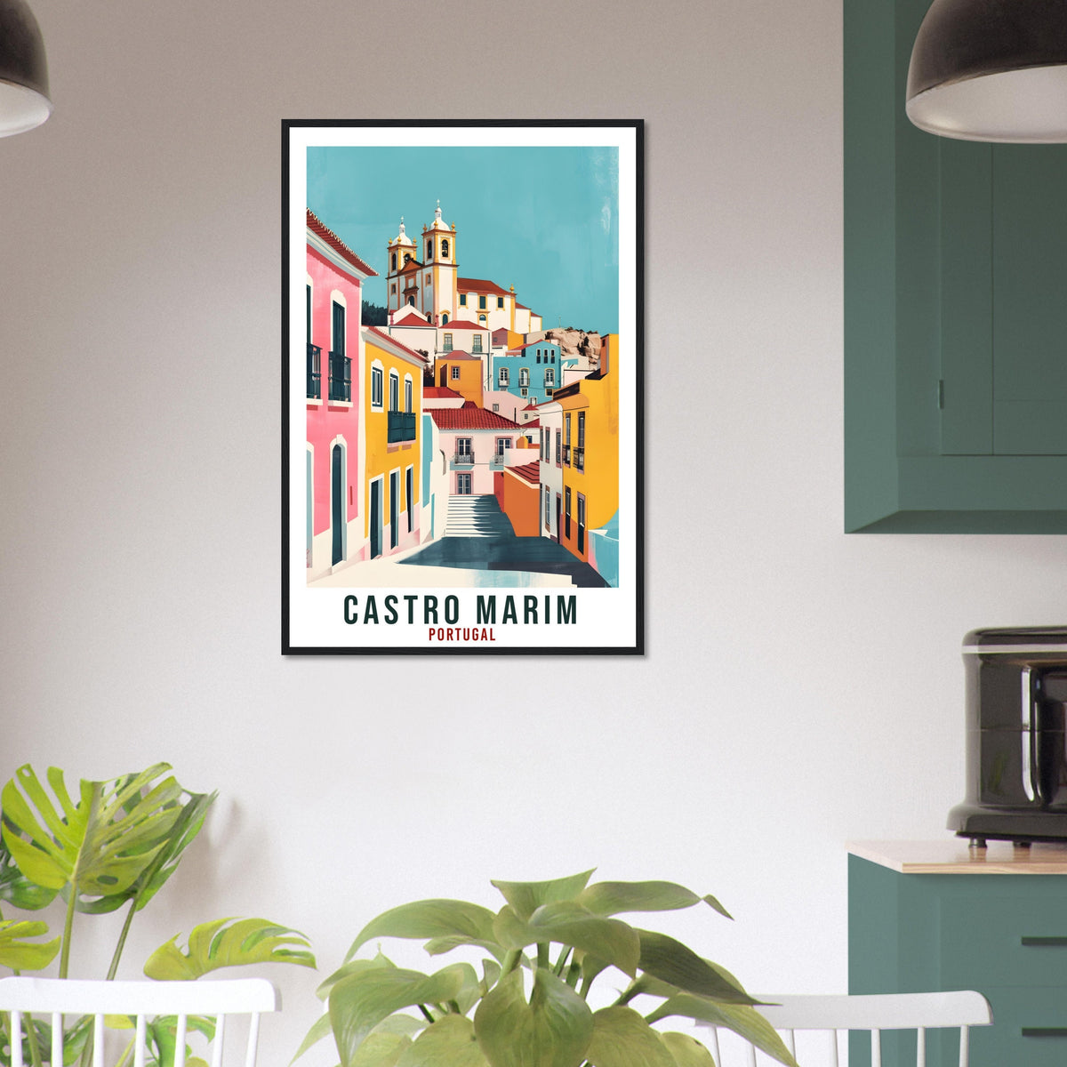 Castro Marim Travel Print Portugal Wall Art Wall Hanging Home Décor Castro Marim Gift Portugal Landmark Artwork Gift Portugal Travel Poster
