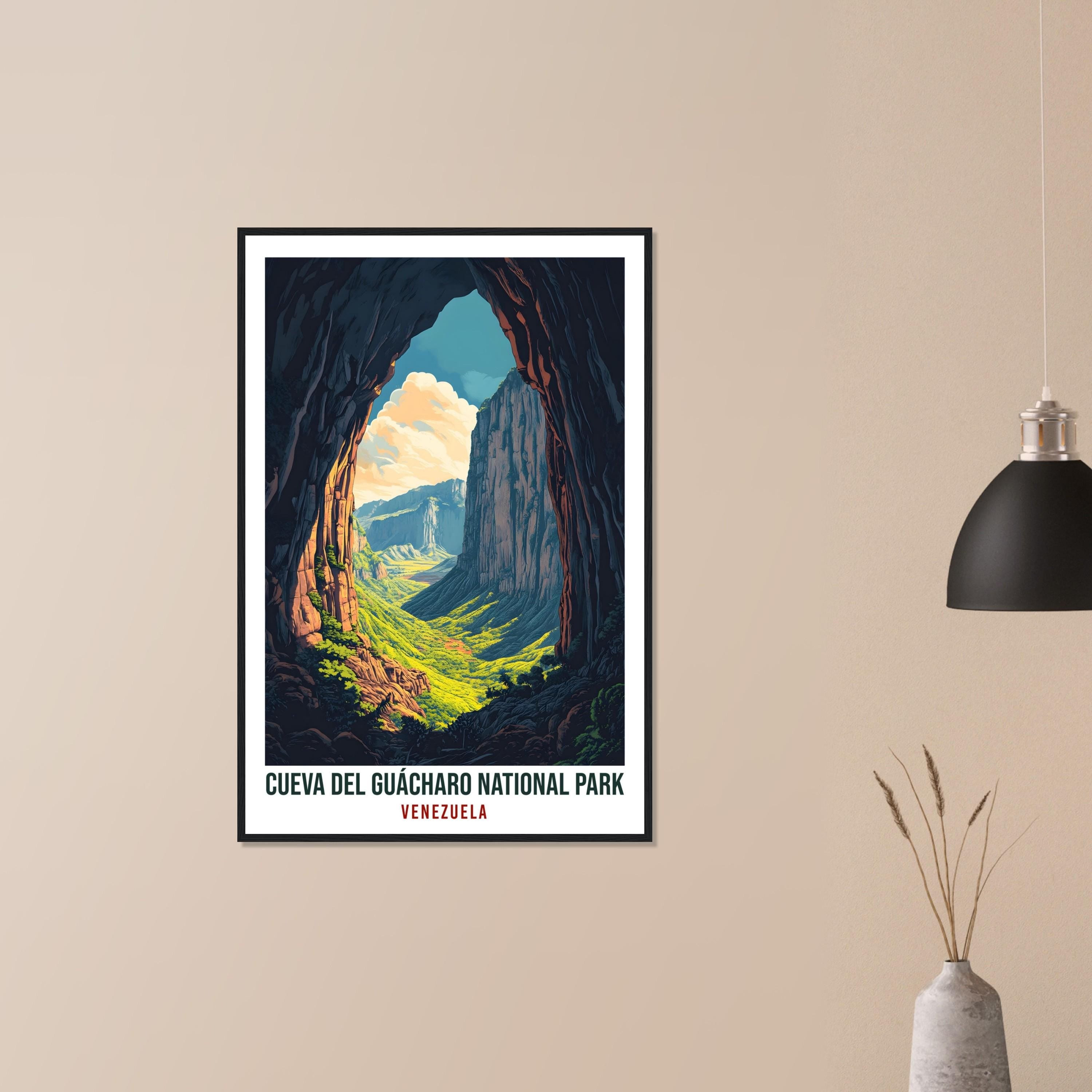 Cueva Del Guácharo National Park Travel Print Venezuela Decor Cueva Del Guácharo Travel Gift Wall Art Lover Venezuela Artwork Travel Poster