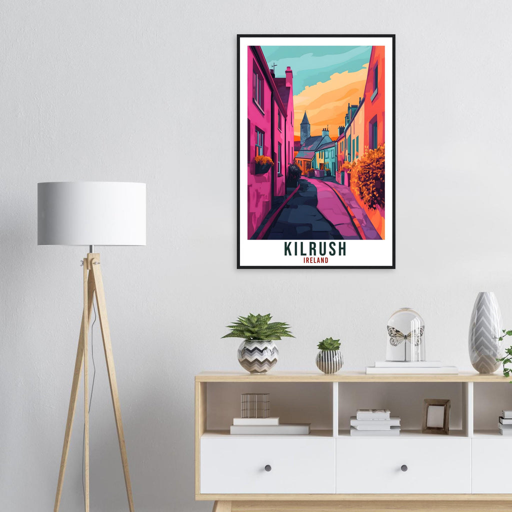 Kilrush Travel Print Ireland Home Decor Kilrush Wall Art Wall Hanging Art Lover Irish Artwork Travel Poster Kilrush Clare Ireland Travel Art