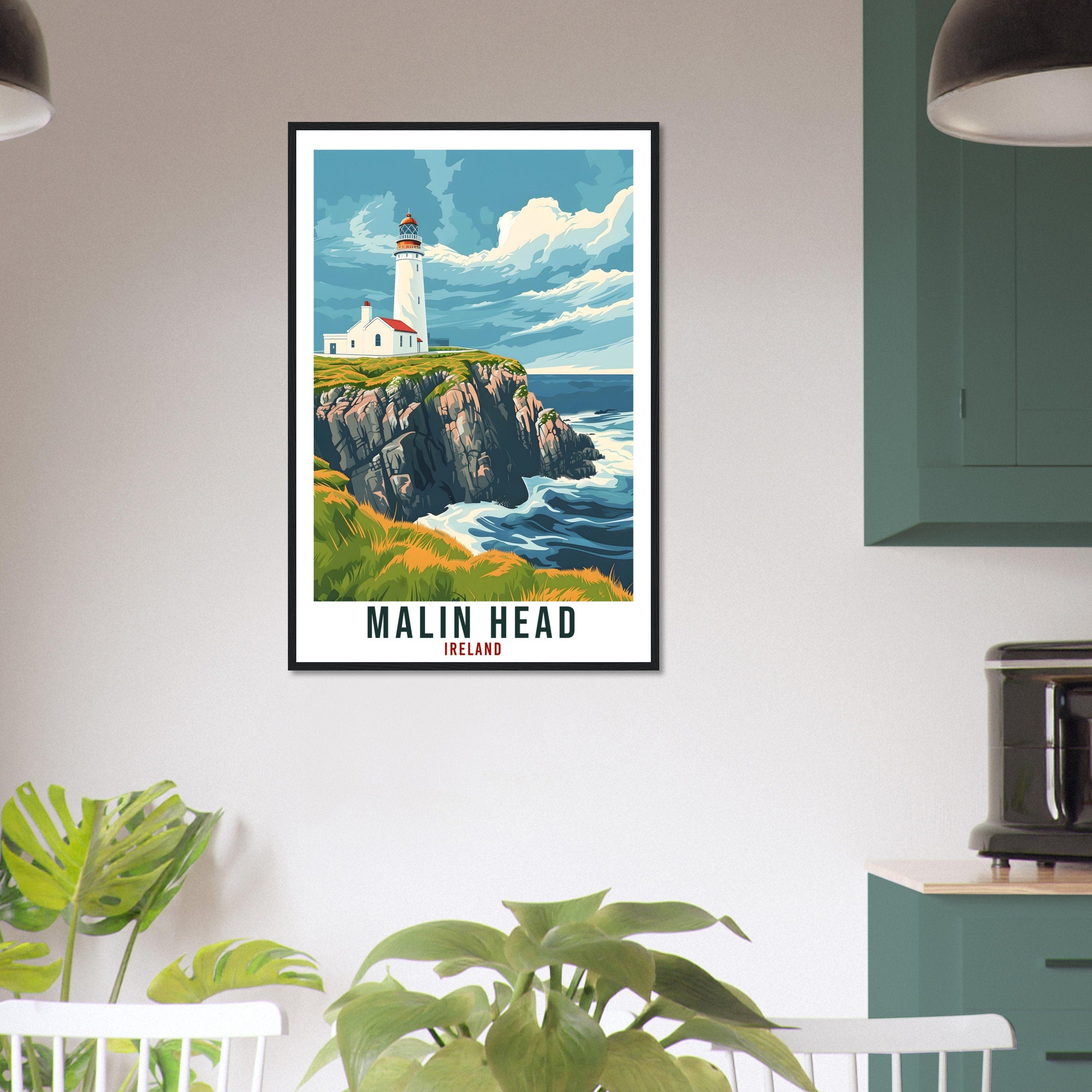 Malin Head Travel Print Ireland Wall Art Wall Hanging Home Living Décor Malin Head Gift Art Lovers Gift Irish Artwork Ireland Travel Poster