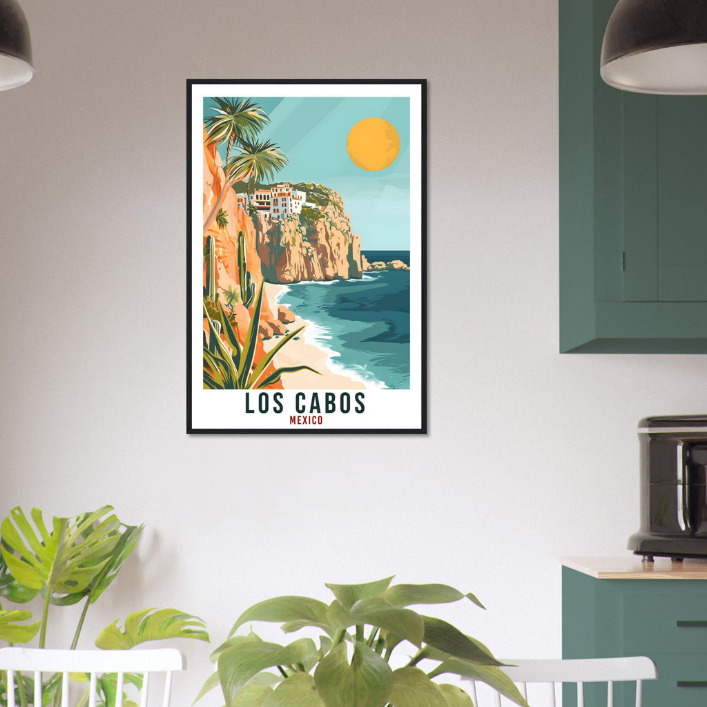 Los Cabos Mexico Travel Print Mexico Wall Art Wall Hanging Home Décor Los Cabos Gift Mexico Landmark Artwork South America Travel Poster