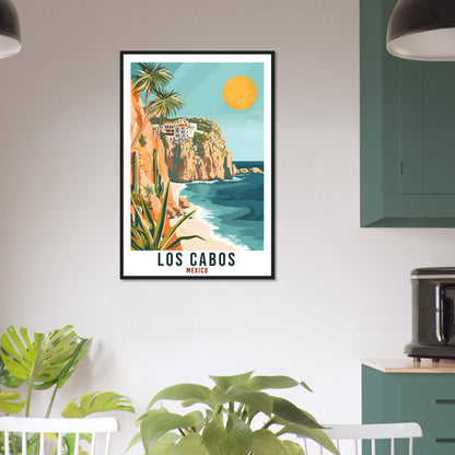 Los Cabos Mexico Travel Print Mexico Wall Art Wall Hanging Home Décor Los Cabos Gift Mexico Landmark Artwork South America Travel Poster