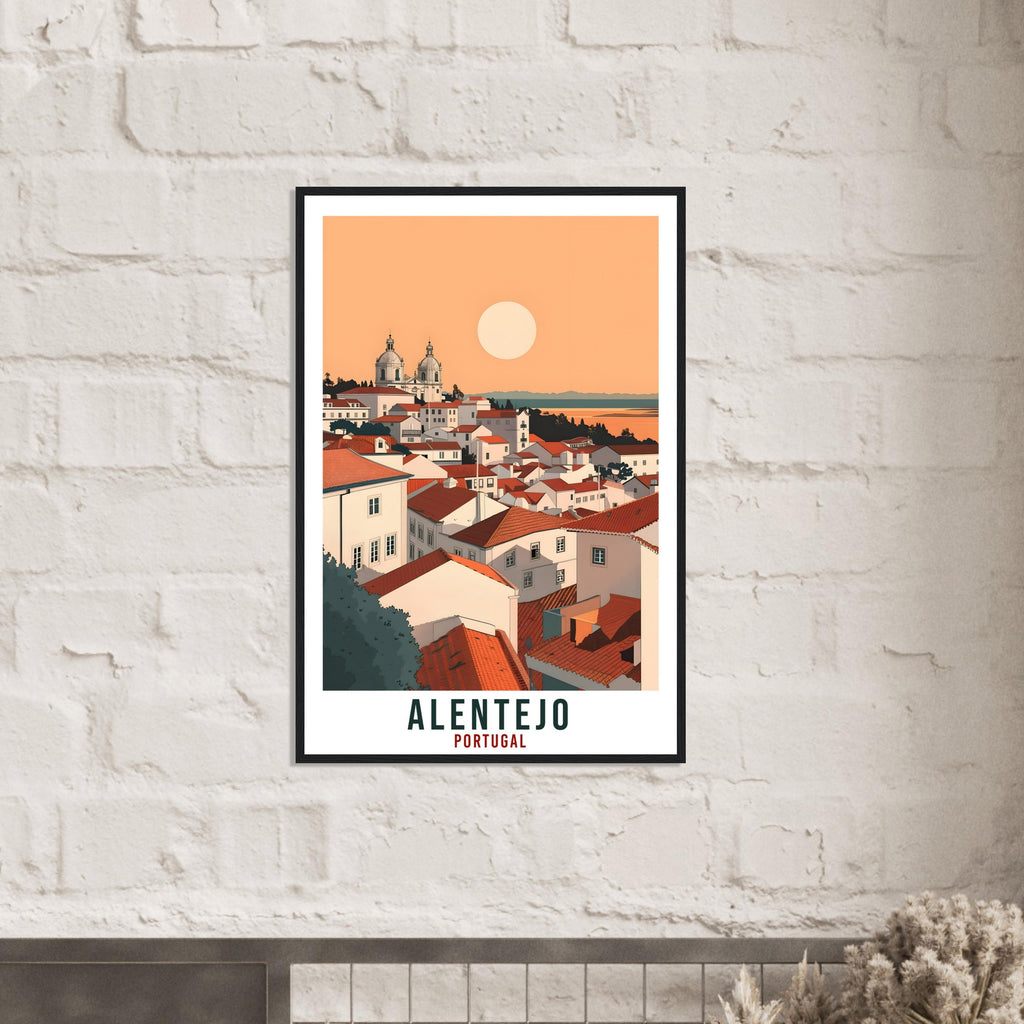 Alentejo Travel Print Portugal Wall Art Wall Hanging Home Décor Alentejo Gift Portugal Landmark Artwork Gift Portugal Holiday Travel Poster