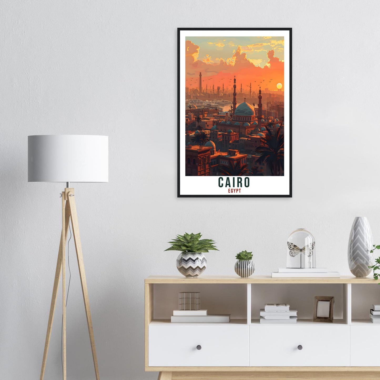 Cairo Egypt Travel Print Cairo City Wall Art Wall Hanging Home Décor Cairo Gift Art Lovers Egypt Artwork Gift Print African Landmark Poster