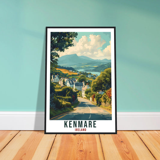 Kenmare Travel Print Ireland Home Decoration Kenmare Irish Wall Art Gift Wall Hanging Art Lover Irish Artwork Ireland Kenmare Travel Poster