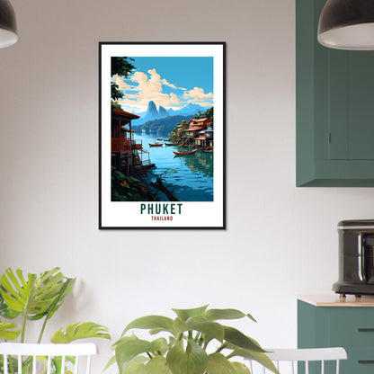 Phuket Travel Print Wall Art Phuket Wall Hanging Thailand Gift Holiday Print Phuket Art Print Phuket Travel Poster Phuket Landscape Print