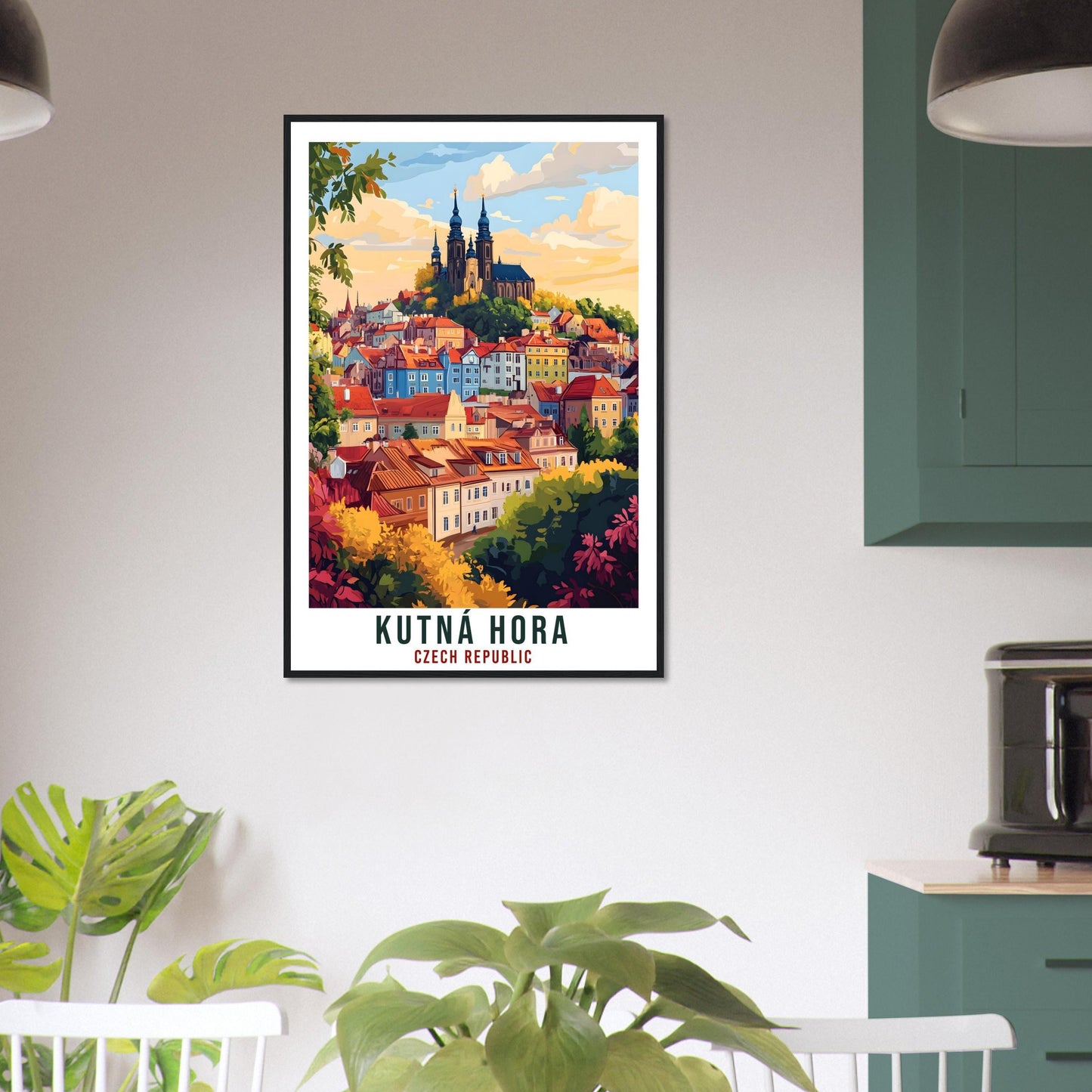 Kutná Hora Travel Print Czechia Home Decor Kutná Hora Wall Art Gift Wall Hanging Art Lover Kutná Hora Czech Republic Artwork Travel Poster