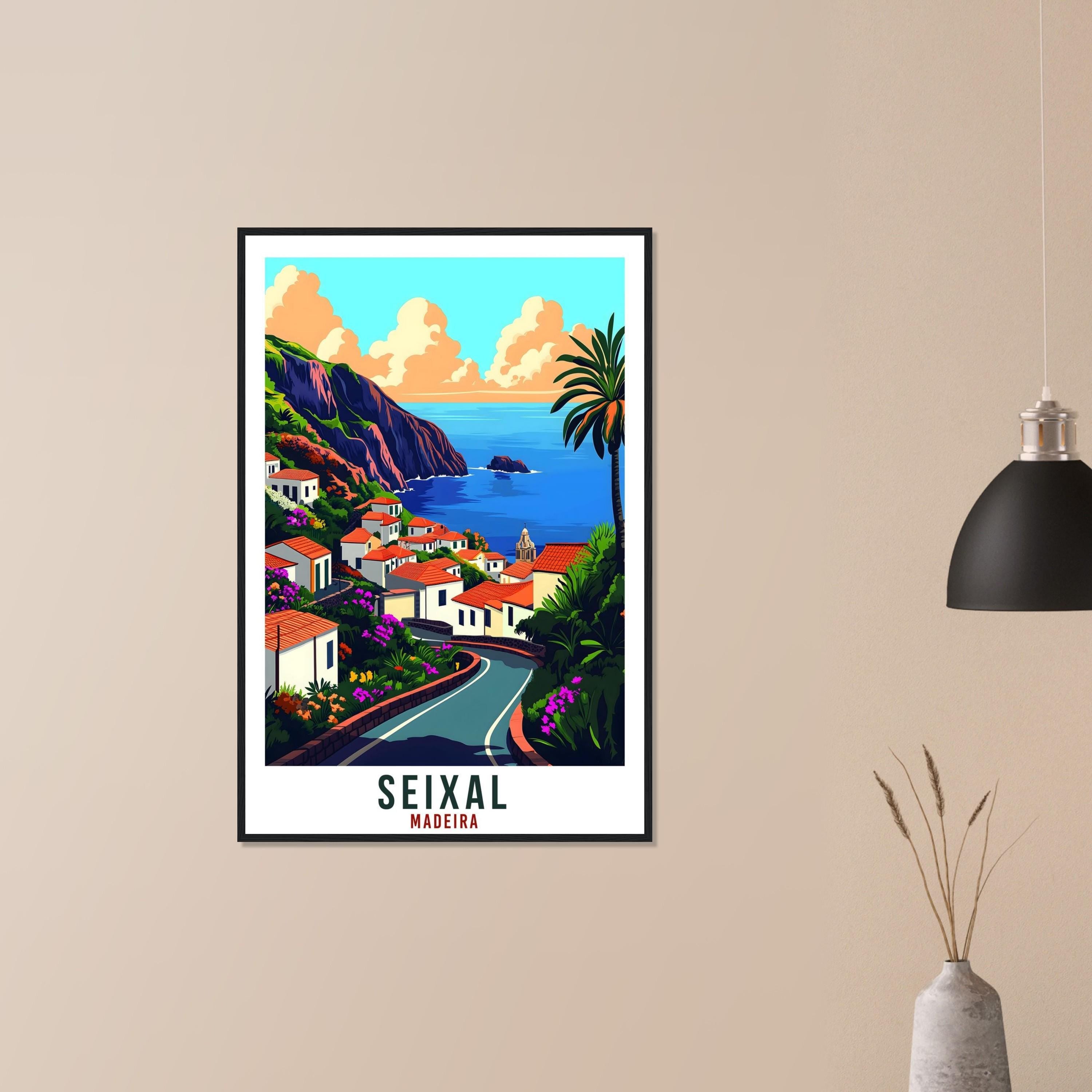 Seixal Madeira Portugal Travel Poster Featuring Travel Print | Premium Wall Art Gift