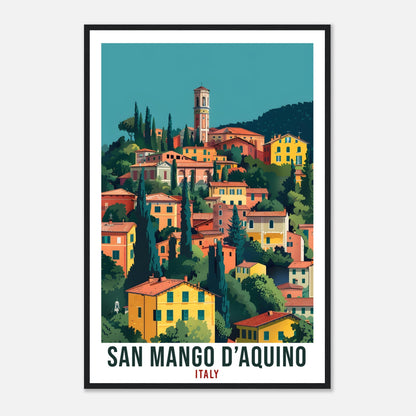 San Mango d'Aquino Italy Travel Print Italy Wall Art Wall Hanging Home Décor San Mango d'Aquino Gift Italy Travel Art Italian Travel Poster