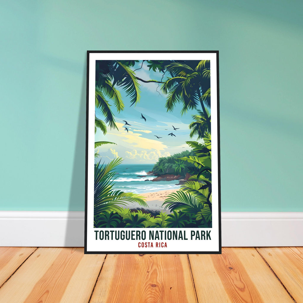 Tortuguero National Park Costa Rica Travel Print Wall Art Wall Hanging Home Décor Tortuguero Artwork Travel Art Costa Rica Travel Poster