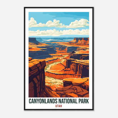 Canyonlands National Park USA Travel Print Wall Art Wall Hanging Home Décor Canyonlands Utah Gift Travel Art USA Hike Artwork Travel Poster