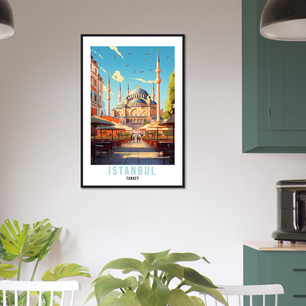 Istanbul Travel Print Wall Art Istanbul Street Wall Hanging Turkey Gift Holiday Print Vacation Art Print Istanbul Travel Gift Travel Poster