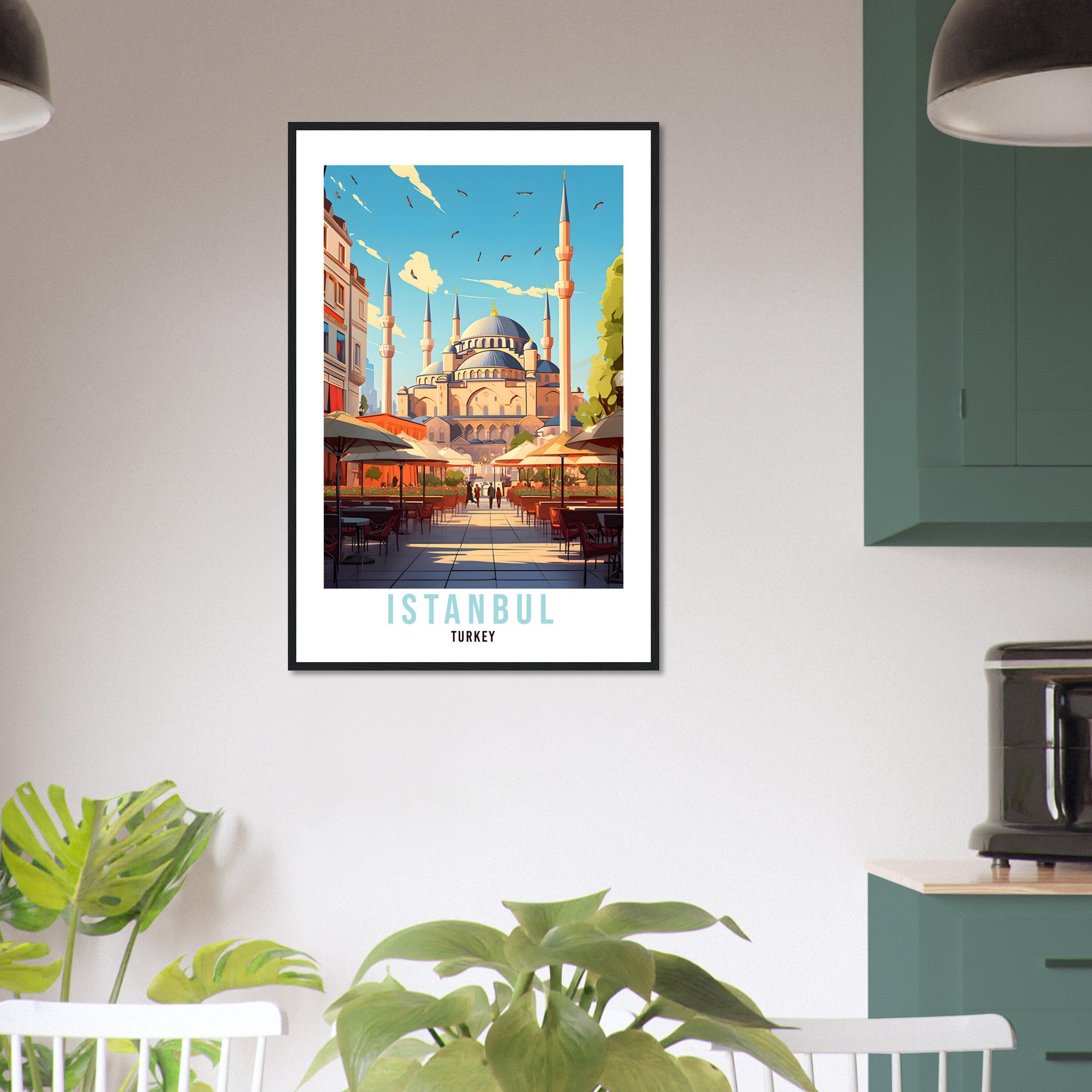 Istanbul Travel Print Wall Art Istanbul Street Wall Hanging Turkey Gift Holiday Print Vacation Art Print Istanbul Travel Gift Travel Poster