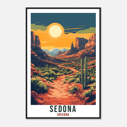 Sedona Travel Print Arizona Home Decor Sedona Wall Art Gift Wall Hanging Art Lover Sedona United States Artwork Travel Poster Travel Art