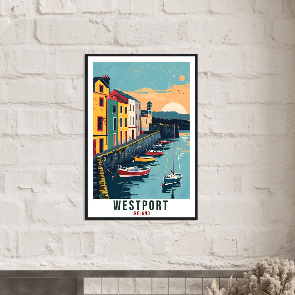 Westport Travel Print Ireland Wall Art Wall Hanging Home Living Décor Westport Gift Art Lovers Gift Irish Artwork Gift Ireland Travel Poster