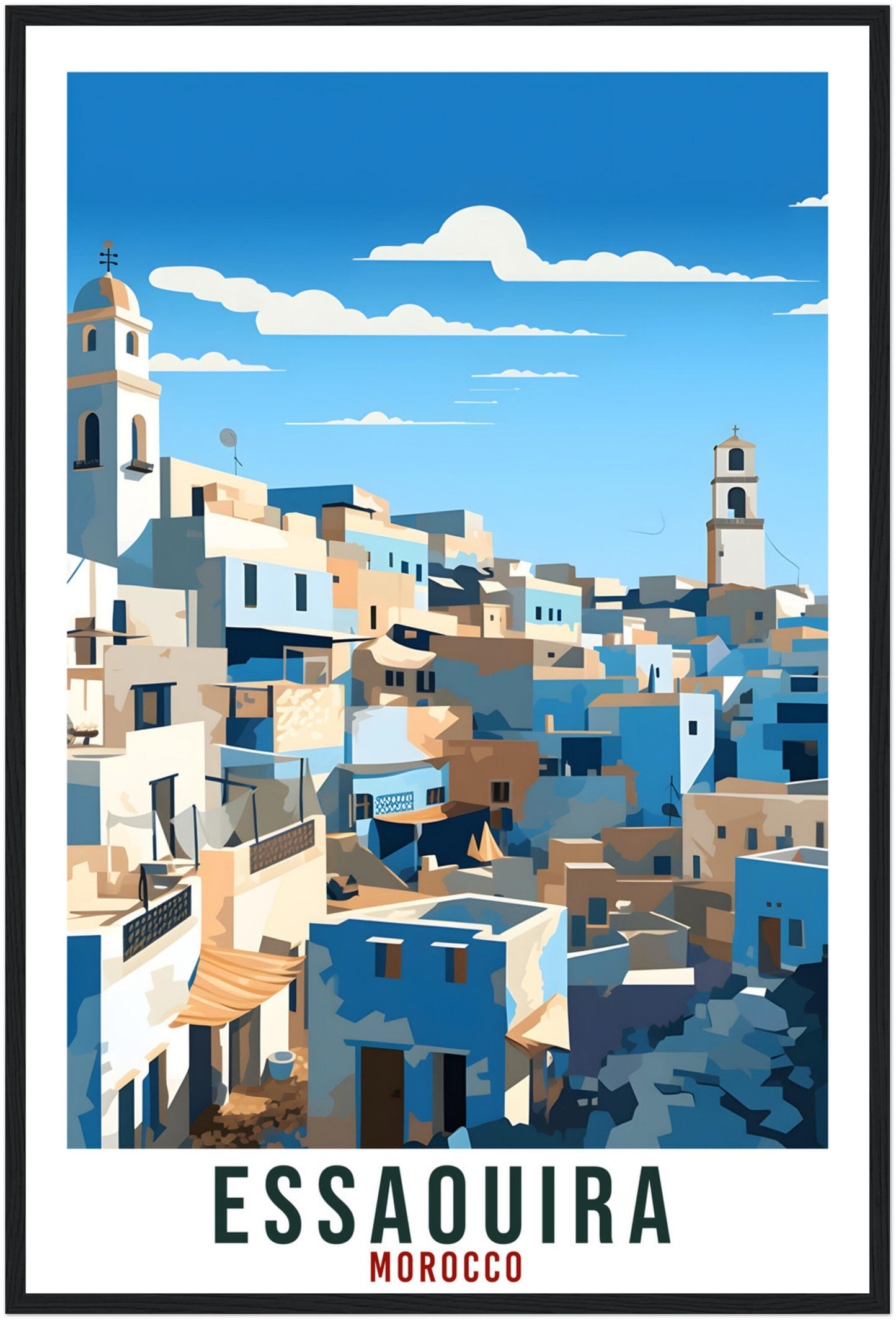 Essaouira Morocco Travel Print Wall Art Wall Hanging Home Décor Essaouira Gift Art Lovers Morocco Artwork Gift Print African Landmark Poster