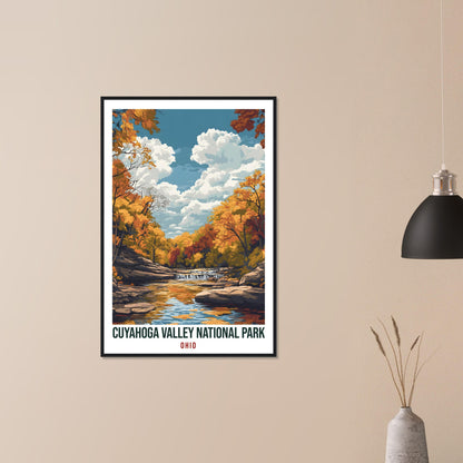 Cuyahoga Valley National Park Ohio USA Travel Print Wall Art Wall Hanging Décor Alajuela Gift Travel Art USA Walking Artwork Travel Poster
