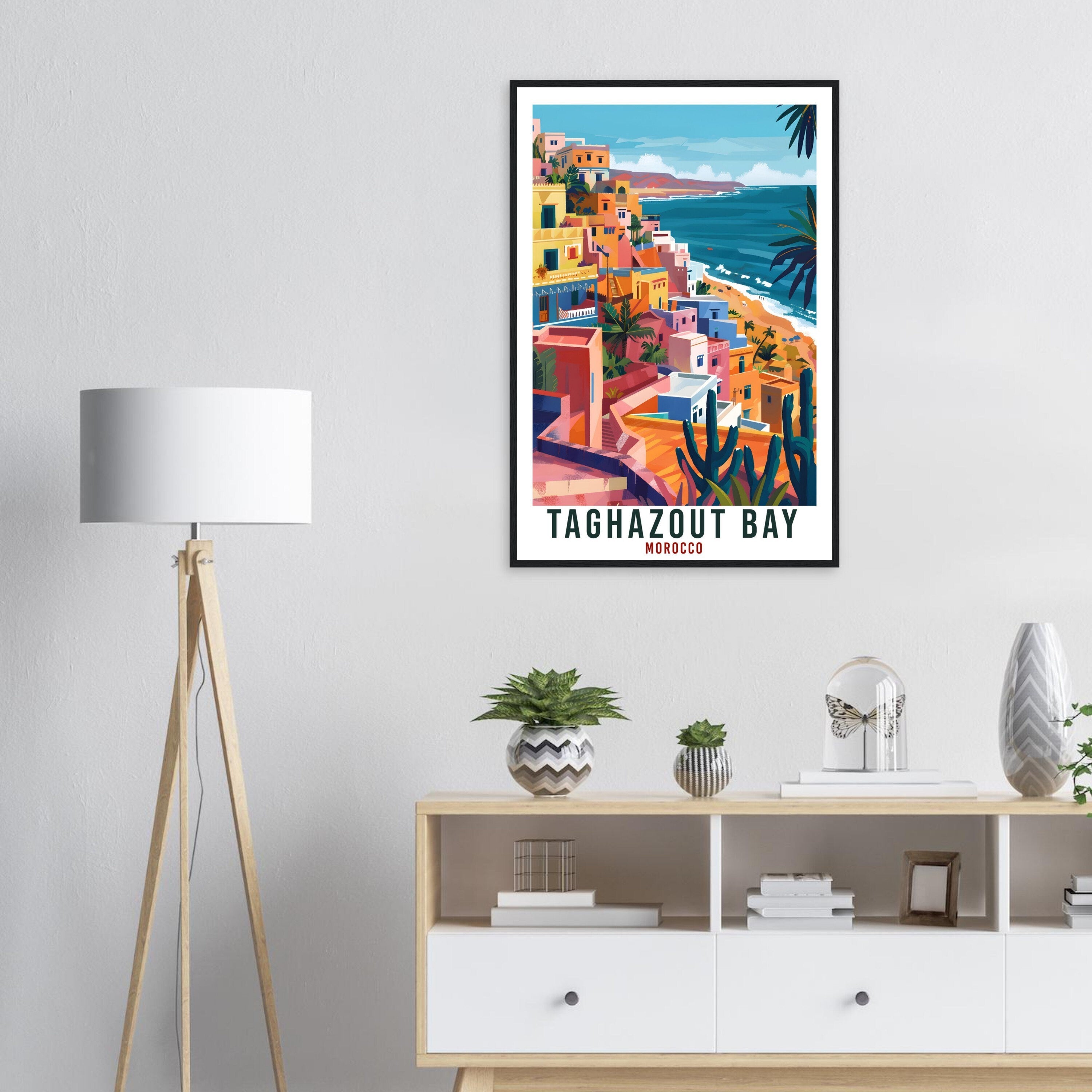 Taghazout Bay Morocco Travel Print Wall Art Wall Hanging Home Décor Taghazout Bay Gift Art Lovers Morocco Artwork Gift Print African Poster