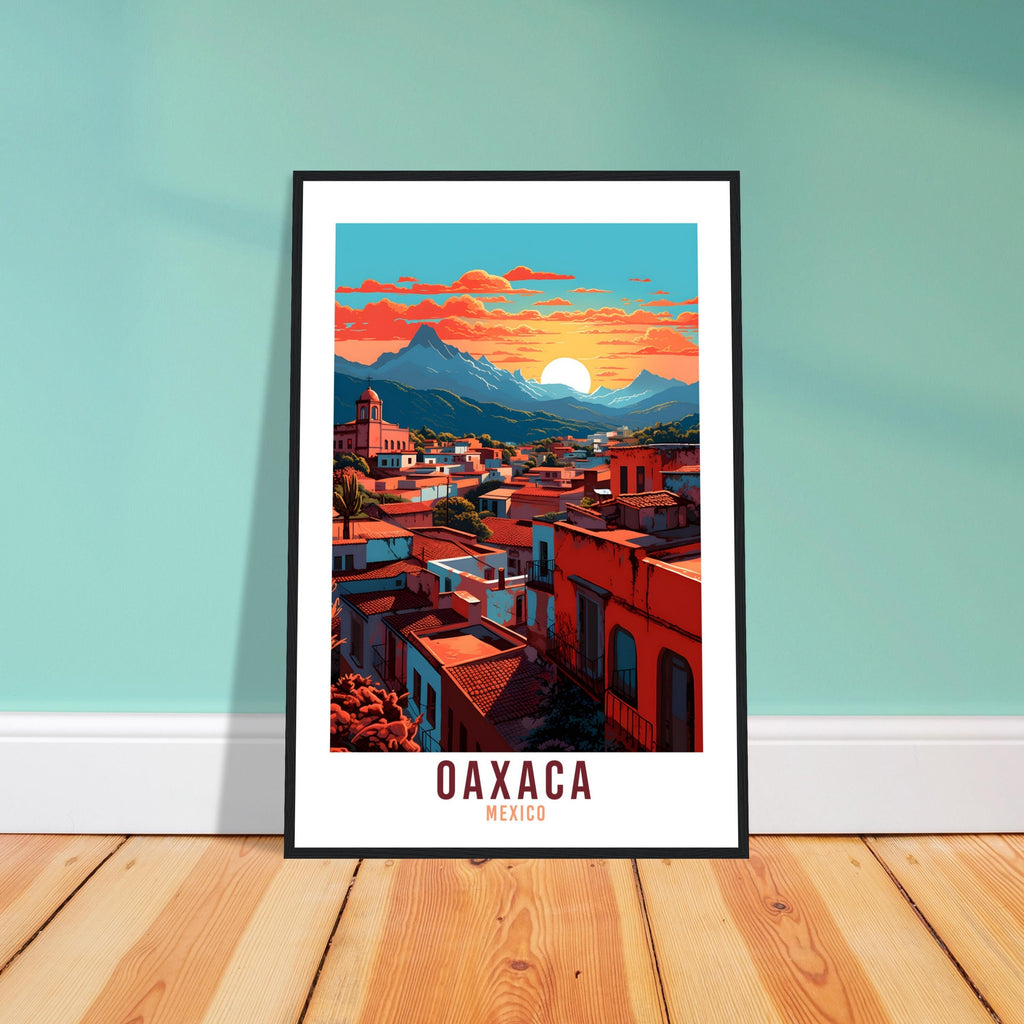 Oaxaca Travel Print Wall Art Oaxaca Mexico Wall Hanging Home Décor Oaxaca Gift Art Lovers Mexico Art Lover Gift Print Oaxaca Mexico Print