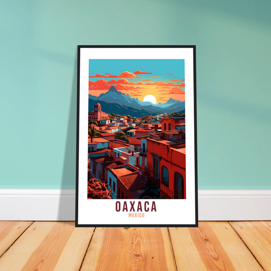 Oaxaca Travel Print Wall Art Oaxaca Mexico Wall Hanging Home Décor Oaxaca Gift Art Lovers Mexico Art Lover Gift Print Oaxaca Mexico Print
