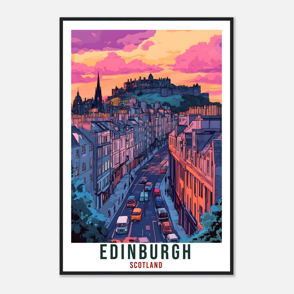 Edinburgh Travel Print Scotland Home Decor Edinburgh Wall Art Wall Hanging Art Lover Scotland Artwork Travel Poster Edinburgh Travel Art