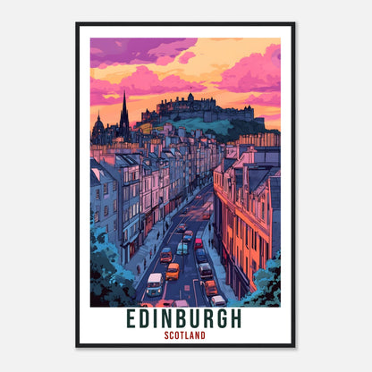 Edinburgh Travel Print Scotland Home Decor Edinburgh Wall Art Wall Hanging Art Lover Scotland Artwork Travel Poster Edinburgh Travel Art
