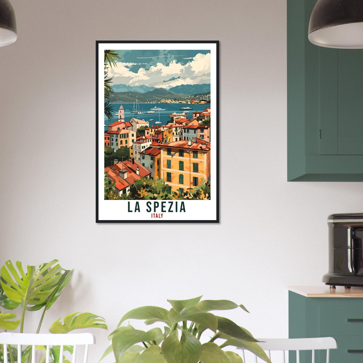 La Spezia Travel Print Italy Wall Art Wall Hanging Home Living Décor La Spezia Gift Art Lovers Gift Italy Artwork Gift Italian Travel Poster