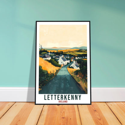Letterkenny Travel Print Ireland Home Decor Donegal Wall Art Gift Wall Hanging Letterkenny Irish Artwork Travel Poster Ireland Travel Art