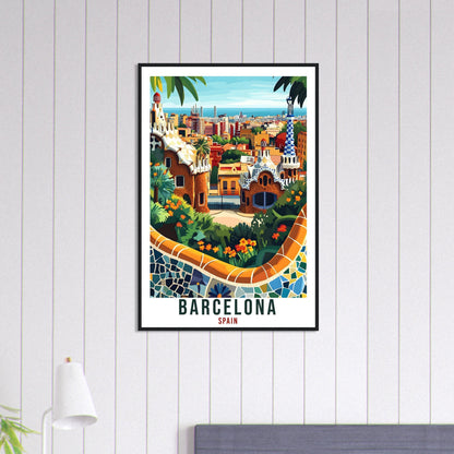 Barcelona Travel Print Spain Home Decor Barcelona Wall Art Gift Wall Hanging Art Lover Barcelona Spain Artwork Travel Poster Travel Art
