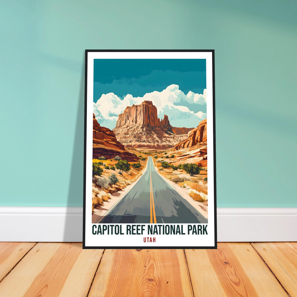 Capitol Reef National Park USA Travel Print Wall Art Wall Hanging Home Décor Capitol Reef Utah Gift Travel Art USA Artwork Travel Poster