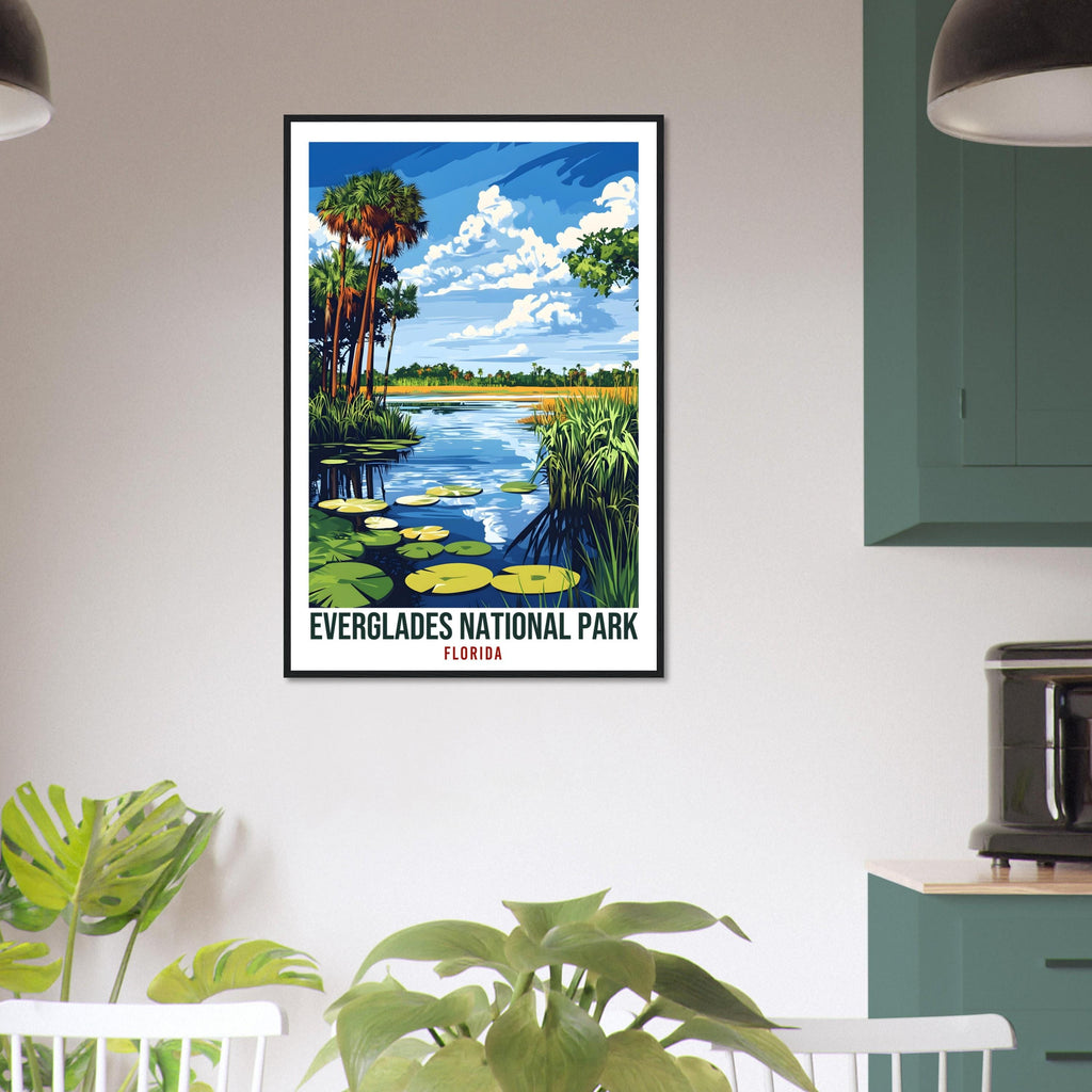 Everglades National Park Florida USA Travel Print Wall Art Wall Hanging Home Décor Everglades Gift Travel Art USA Artwork Travel Poster
