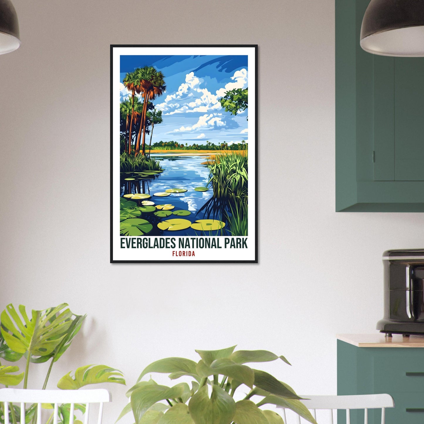 Everglades National Park Florida USA Travel Print Wall Art Wall Hanging Home Décor Everglades Gift Travel Art USA Artwork Travel Poster