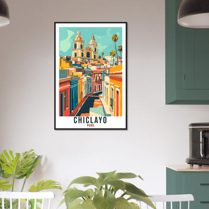 Chiclayo Travel Print Peru Home Decor Chiclayo Wall Art Gift Wall Hanging Art Lover Chiclayo Peruvian Artwork Travel Poster Travel Art Gift