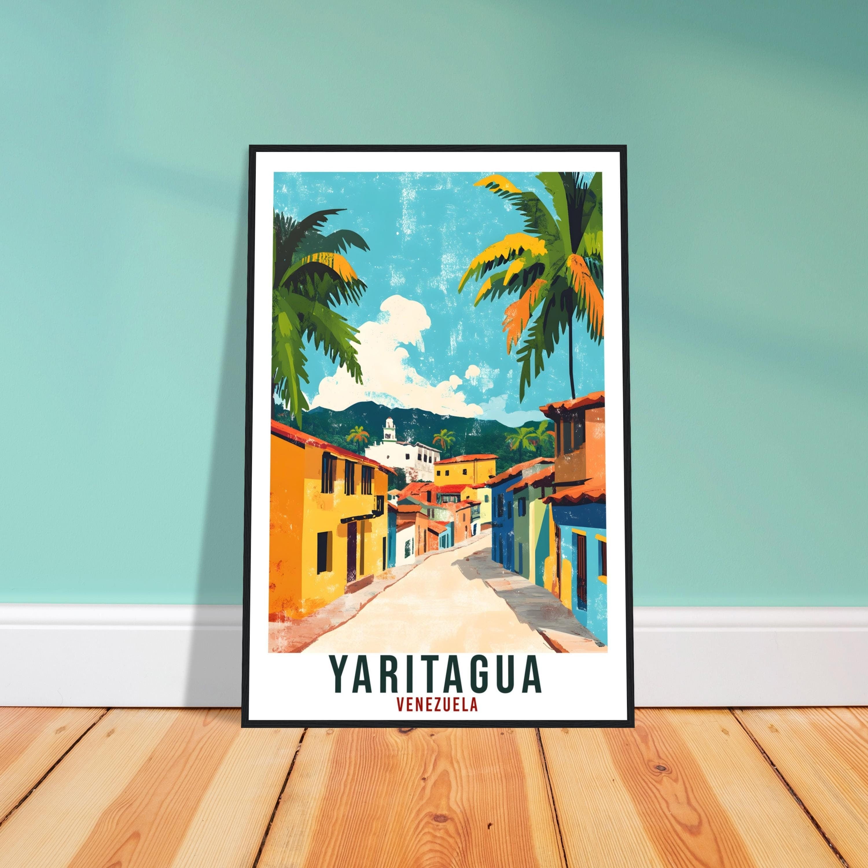 Yaritagua Travel Print Venezuela Home Decor Yaritagua Wall Art Gift Wall Hanging Art Lover Venezuelan Artwork Travel Poster Travel Gift