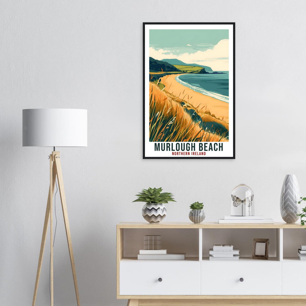 Murlough Beach Travel Print Ireland Wall Art Wall Hanging Home Décor Murlough Beach Gift  Irish Artwork Gift Northern Ireland Travel Poster