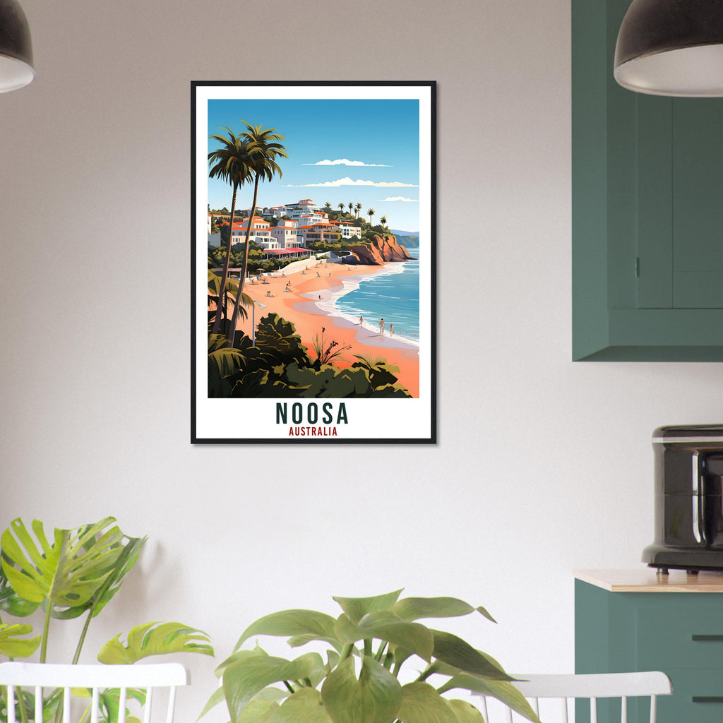Noosa Travel Poster Wall Art Noosa Australia Home Décor Artwork Wall Hanging Noosa Art Gifts Noosa Travel Print Australian Art Lovers Gift