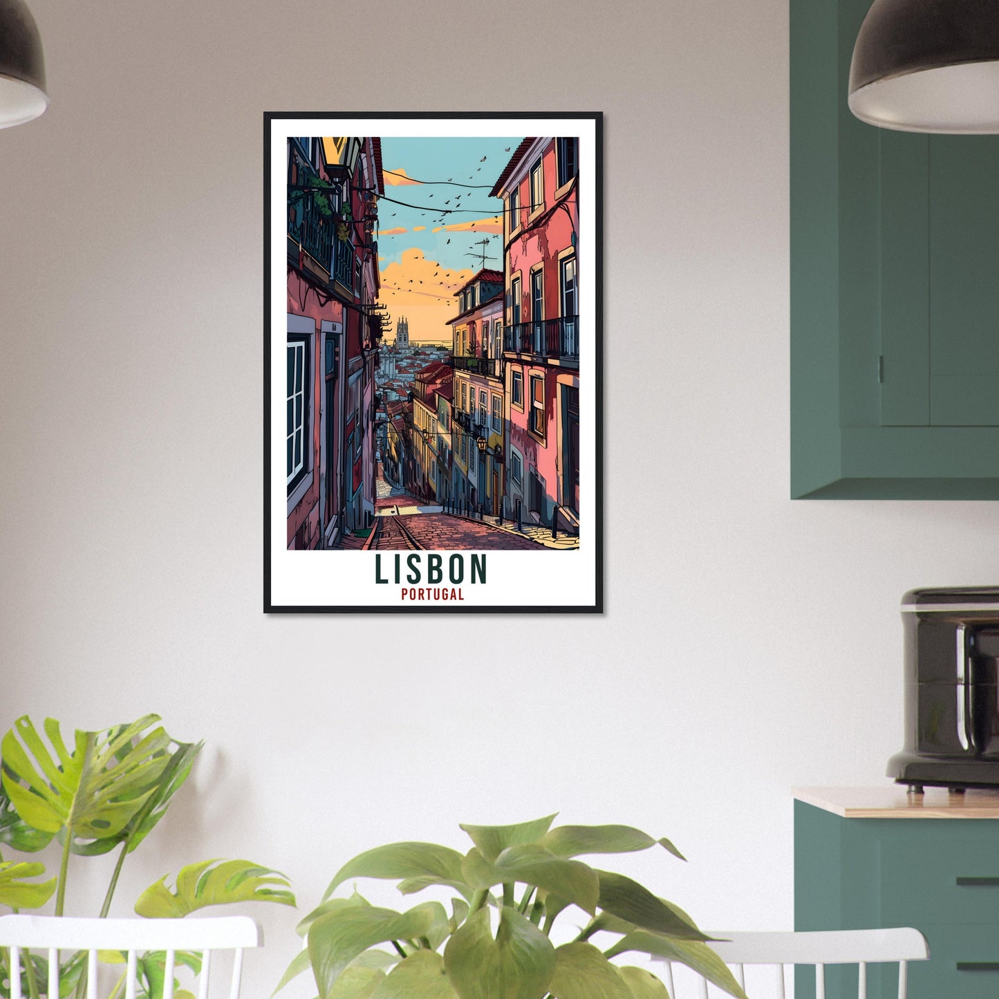 Lisbon Travel Print Wall Art Lisbon Portugal Wall Hanging Artwork Lisbon Art Gifts LisbonTravel Poster Portugal Home Decor Art Lovers Gift