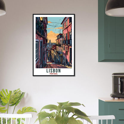 Lisbon Travel Print Wall Art Lisbon Portugal Wall Hanging Artwork Lisbon Art Gifts LisbonTravel Poster Portugal Home Decor Art Lovers Gift