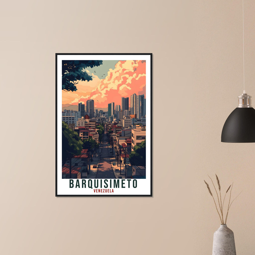 Barquisimeto Travel Print Venezuela Home Decoration Barquisimeto Wall Art Gift Wall Hanging Art Lover Venezuelan Artwork Travel Poster