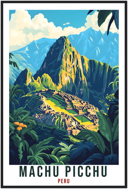Machu Picchu Peru Travel Print Peru Home Decor Wall Art Gift Wall Hanging Art Lover Machu Picchu Peru Artwork Travel Poster Peru Travel Art