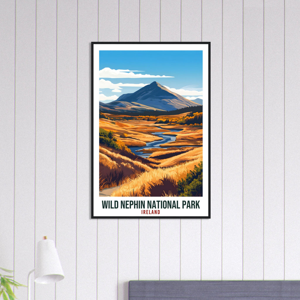 Wild Nephin National Park Travel Print Ireland Home Decor Wild Nephin Wall Art Wall Hanging Irish Artwork Travel Poster Wild Nephin Ireland