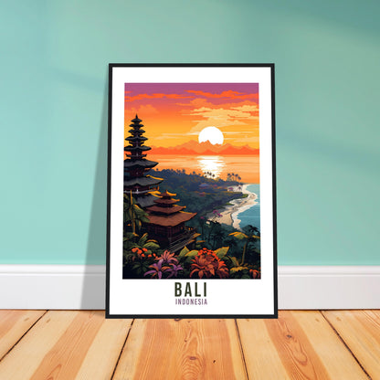 Bali Travel Print Indonesia Wall Art Bali Wall Hanging Home Décor Indonesia Gift Art Lovers Indonesia Art Lover Gift Bali Holiday Print