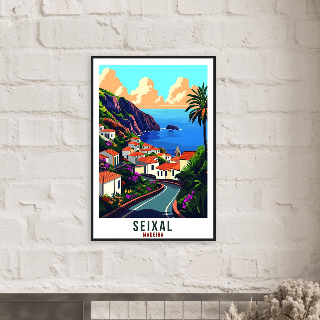 Seixal Madeira Portugal Travel Poster Featuring Travel Print | Premium Wall Art Gift